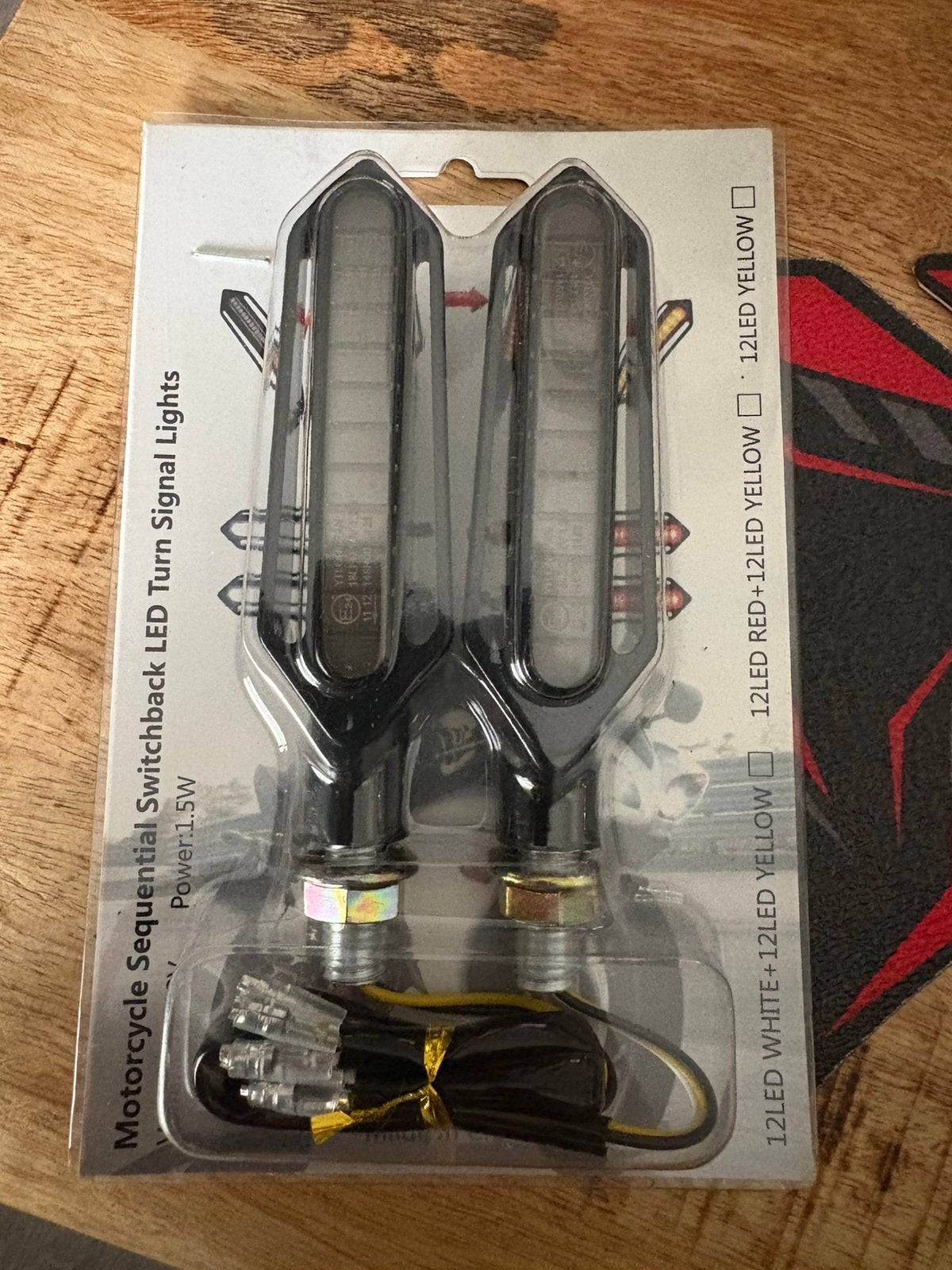 Motor led knipperlichten, Ophalen of Verzenden, Zo goed als nieuw