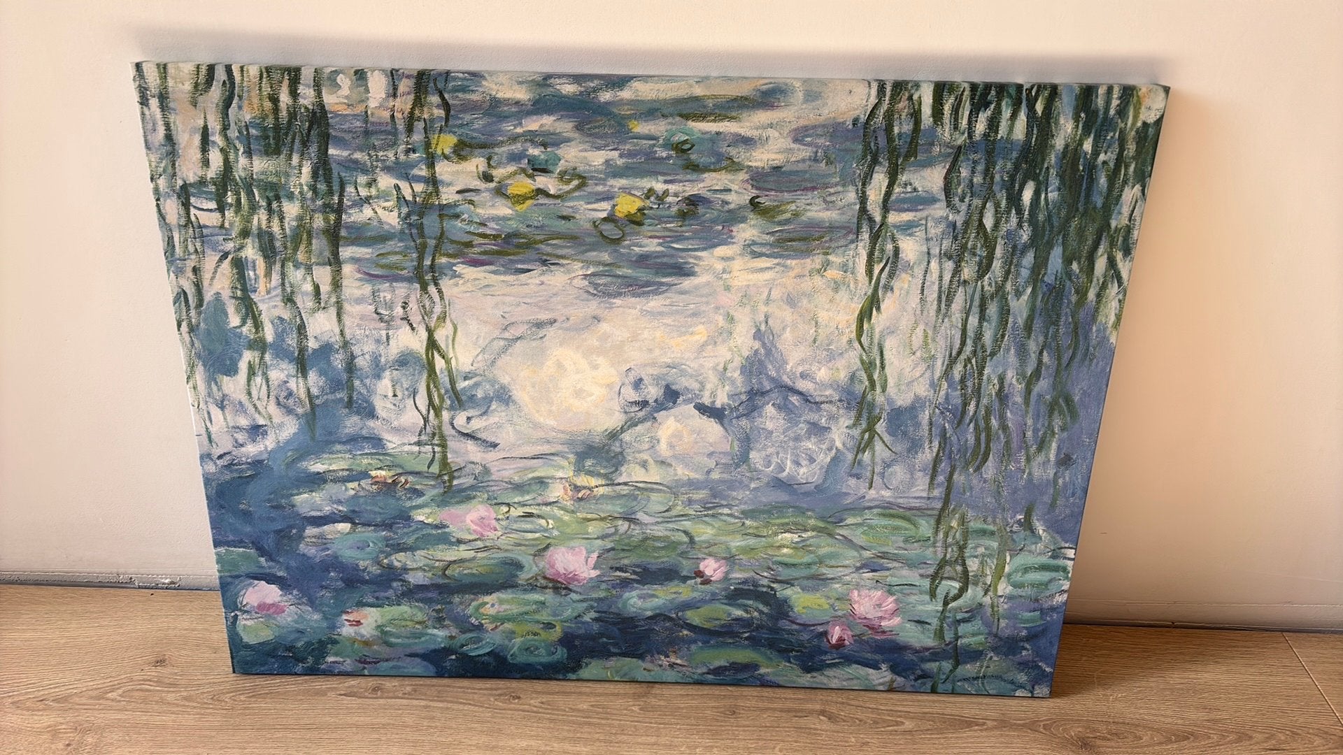 Canvas Monets waterlelies, Ophalen