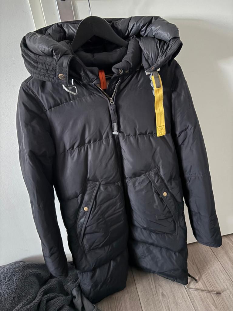Parajumpers Long Bear jas, Kleding | Dames, Jassen | Winter, Ophalen, Zo goed als nieuw, Maat 38/40 (M), Zwart