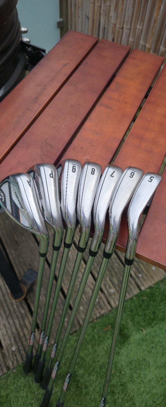 Callaway Mavrik Ijzerset (5-AW) • +0.5 Inch • Staal Regular, Ophalen, Zo goed als nieuw, Set, Callaway