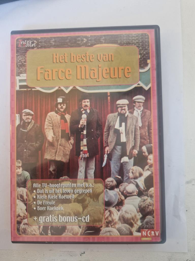 Het beste van Farce Majeure DVD + gratis bonus-cd, Alle leeftijden, Ophalen of Verzenden, Gebruikt, Komedie