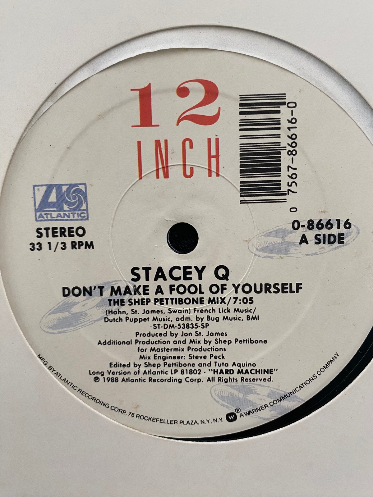 Stacey Q - Don’t Make A fof Yourself (12” Maxisingle), Gebruikt, Dance, Ophalen of Verzenden, Import