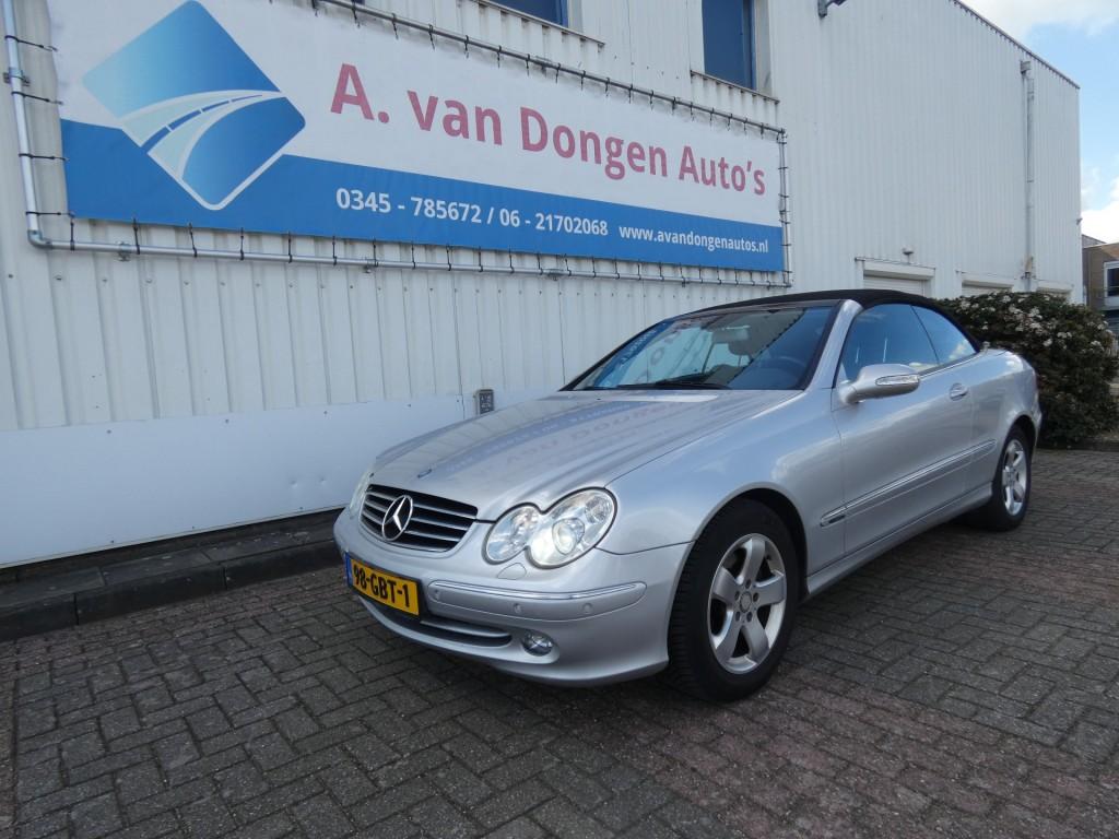 Mercedes-benz CLK-KLASSE 240 AVANTGARDE Automaat,Xenon,APK 2, Automaat, Gebruikt, Open dak, 2597 cc