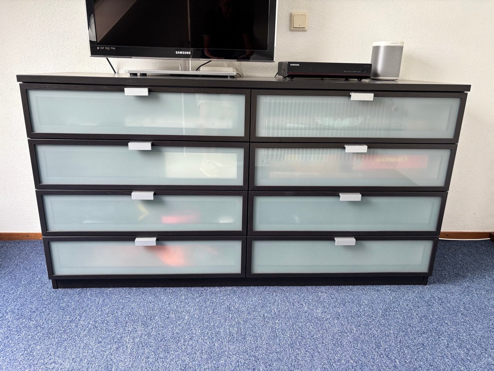 Ladenblok met 8 lades - 160x49x85 cm, Huis en Inrichting, Kasten | Ladekasten, Ophalen, Gebruikt, 5 laden of meer, 150 tot 200 cm