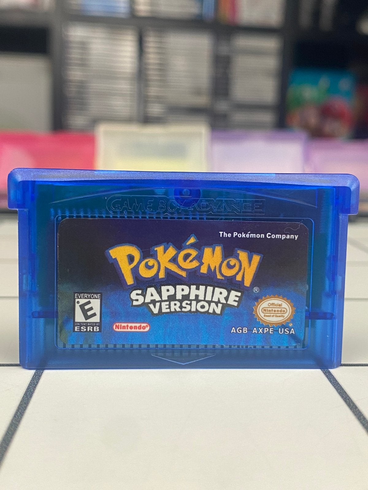Repro Pokémon Sapphire Version USA Nintendo Game Boy Advance, Spelcomputers en Games, Avontuur en Actie, Www.nintendo.com, 1 speler