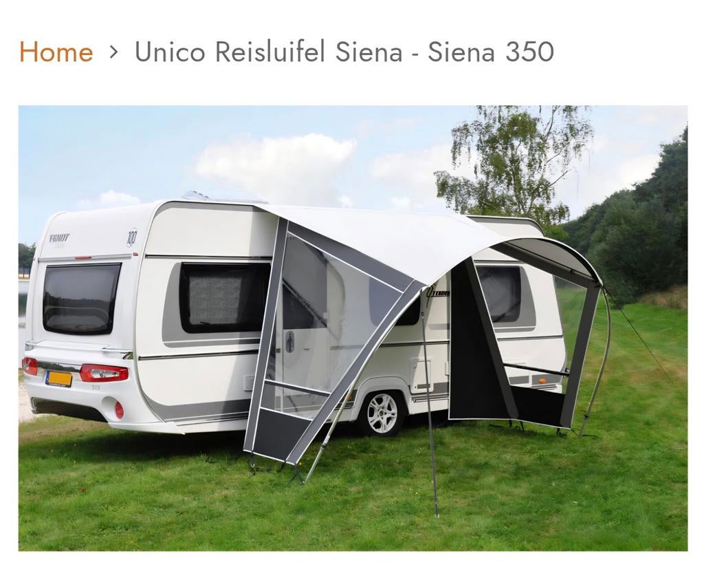 Te koop Unico Siena 350 reisluifel, Ophalen