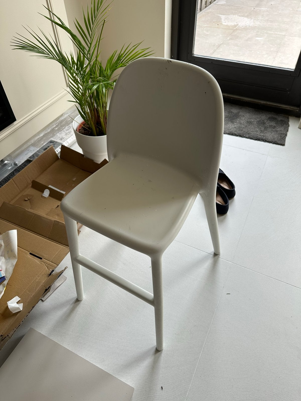 IKEA kinderstoel - wit, Ophalen, Gebruikt, Overige typen