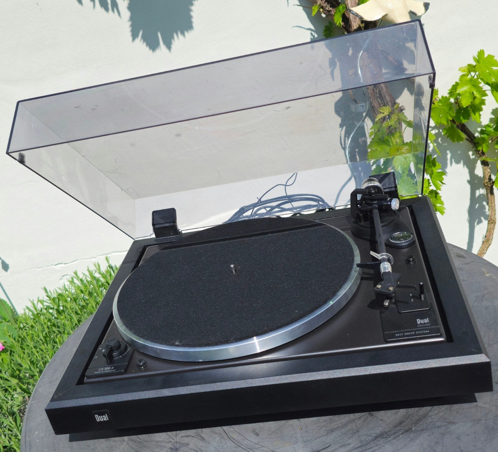 Dual CS505-4 legendarisch, izgst, klasse Ortofon MM element, Gebruikt, Automatisch, Ophalen of Verzenden, Platenspeler