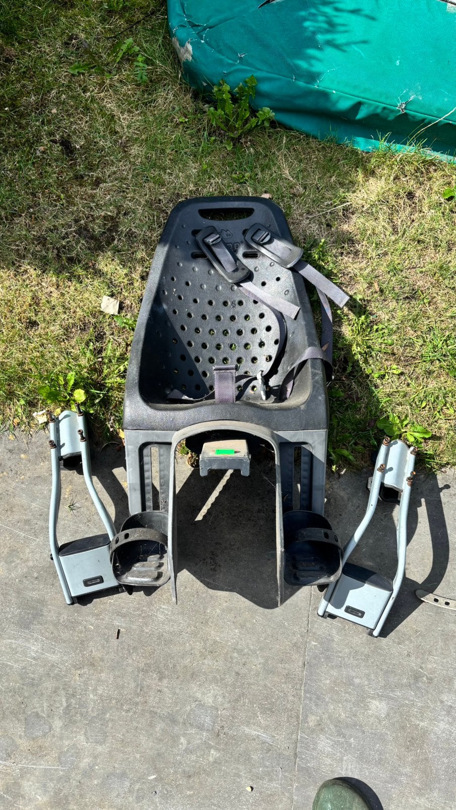 Yepp / GMC achterzitje met 2 adapters met slot/sleutel, Fietsen en Brommers, Ophalen, Achterzitje, 9 t/m 18 kg, Gebruikt