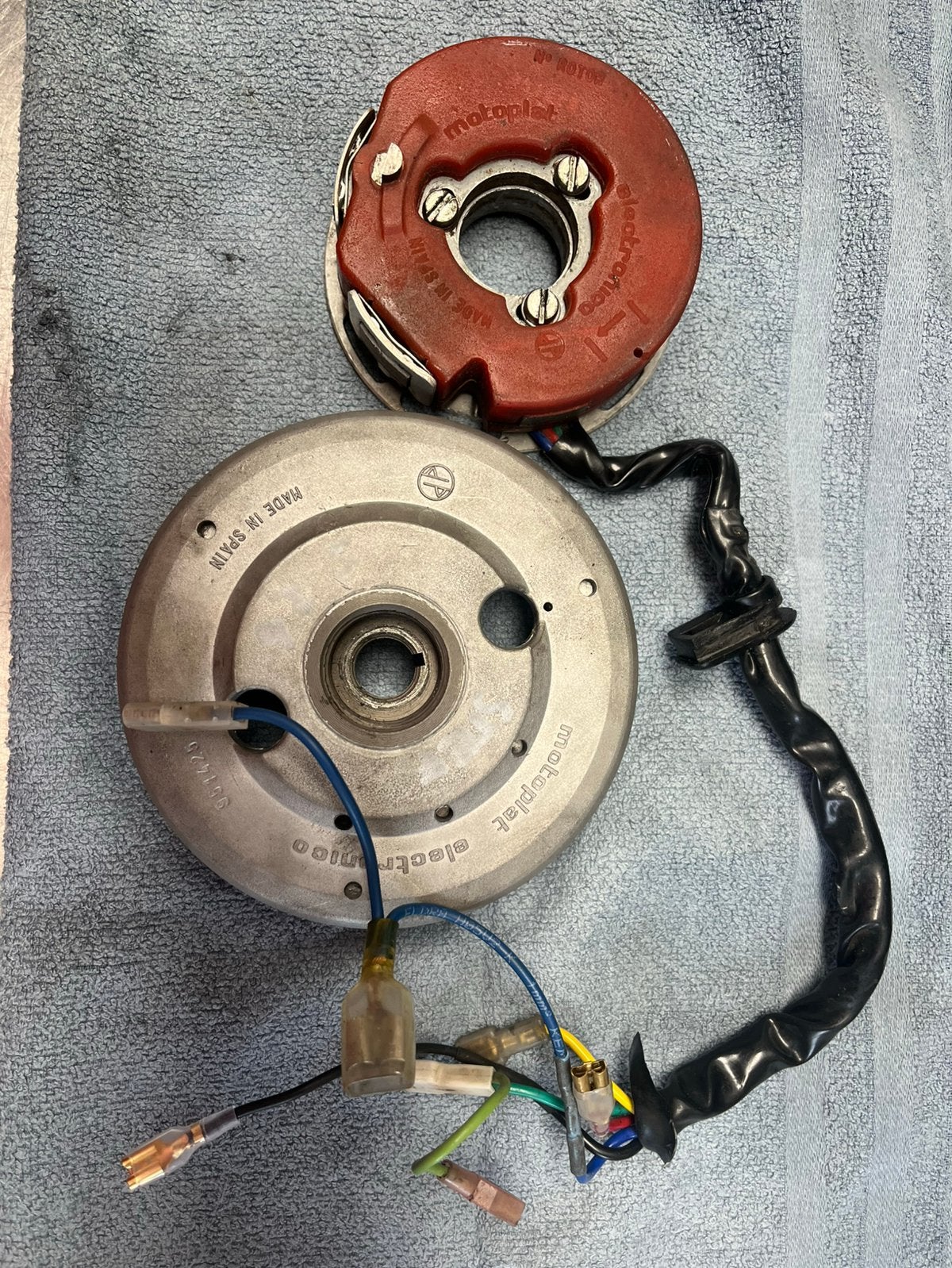 Sachs hercules ultra 50 ontsteking motoplat, Ophalen, Gebruikt, Blok