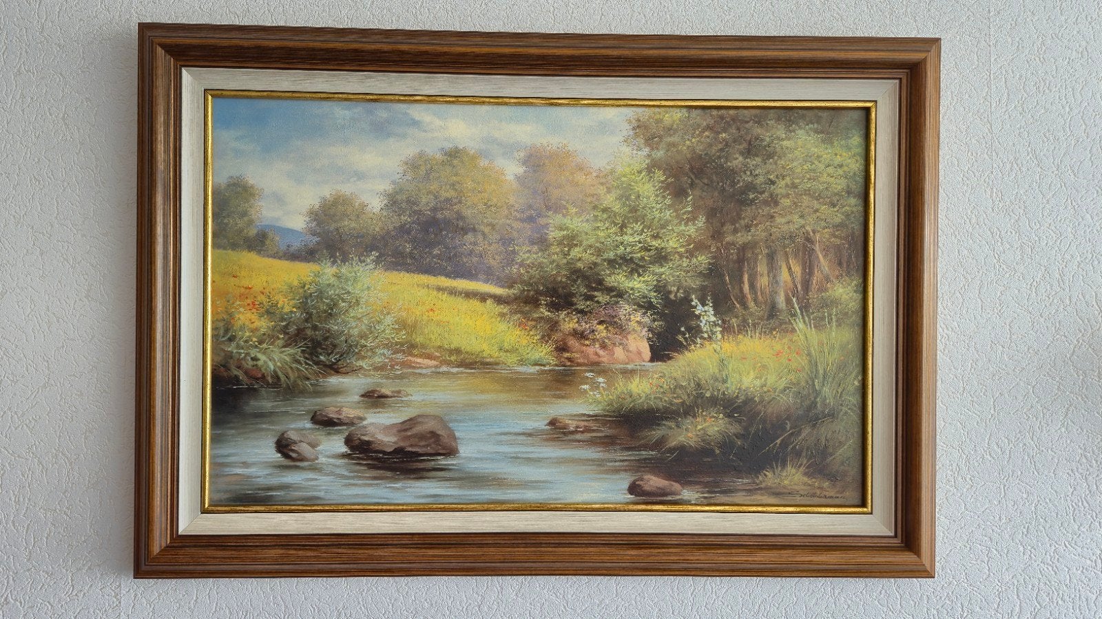 Schilderij Heinz Schöllnhammer, Antiek en Kunst, Kunst | Schilderijen | Klassiek, Ophalen of Verzenden