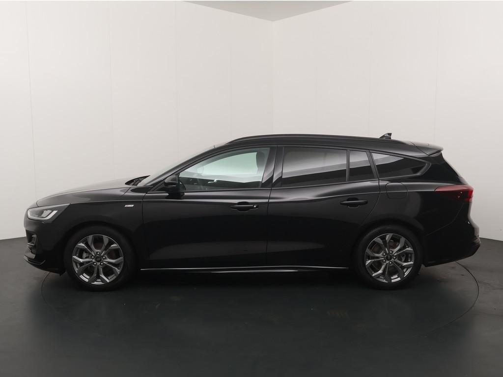 Ford FOCUS Wagon EcoBoost 125pk Hybrid ST Line X | Adapt. Cr, Automatische klimaatregeling, Gebruikt, Zwart, Origineel Nederlands