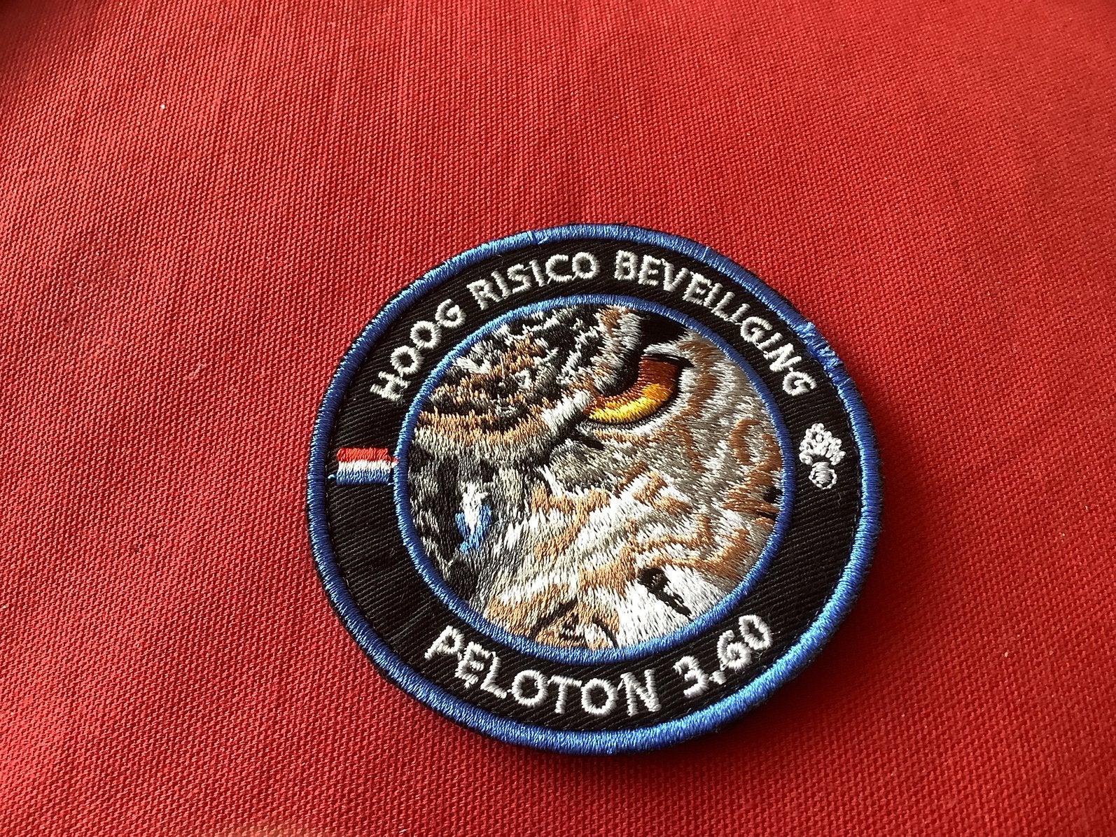 Badge van de HRB met velcro, Verzenden, Marechaussee, Nederland, Embleem of Badge