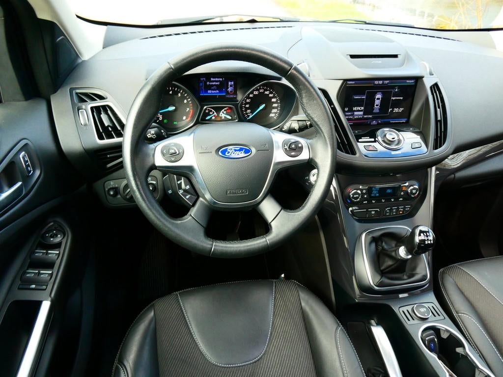 Ford Kuga 1.5 Titanium 150pk 1e eig. Clima Navi Schuifdak PD, Auto's, 4 cilinders, Zwart, Origineel Nederlands, Bedrijf