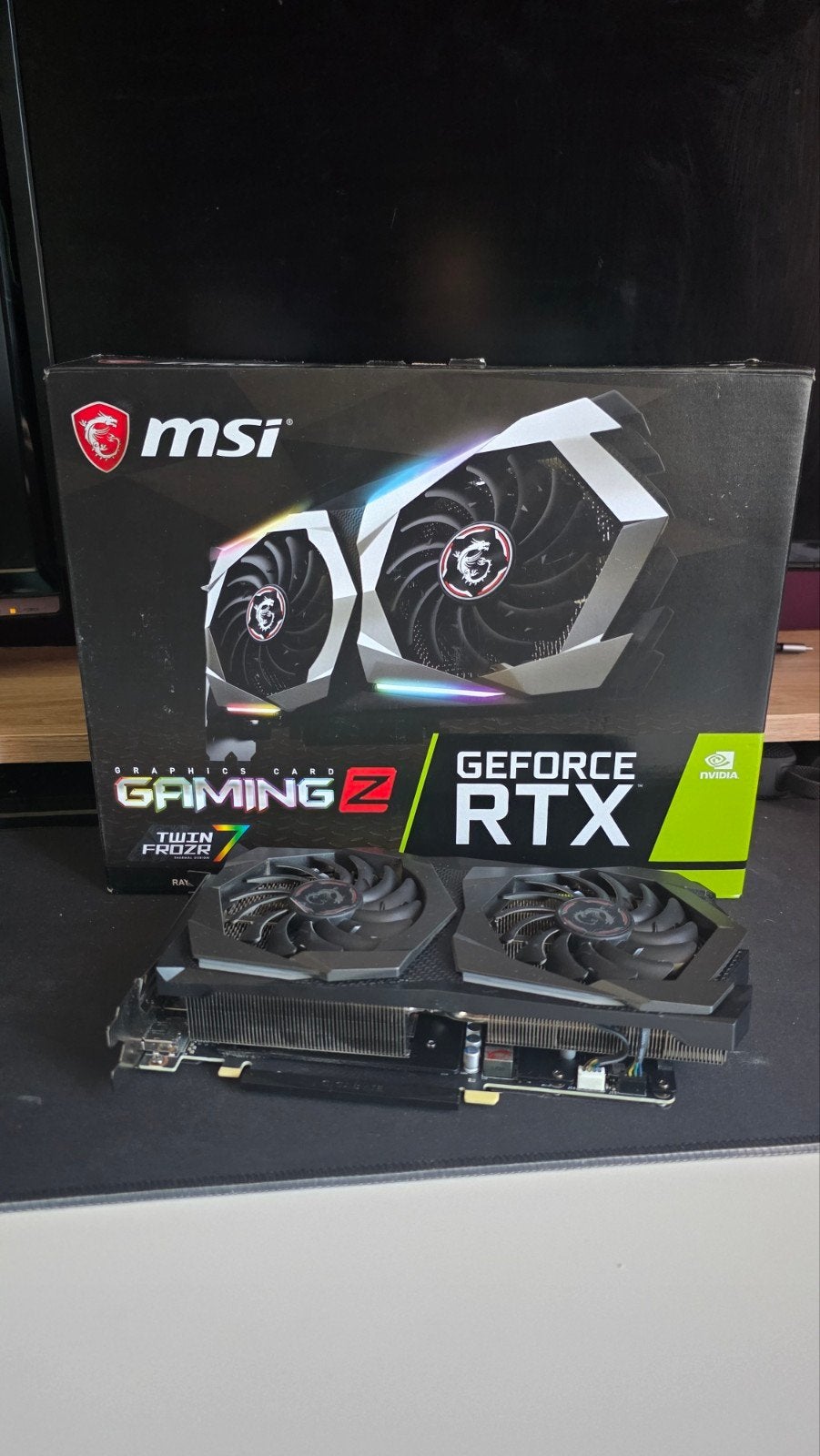 MSI GeForce RTX 2060 Gaming Z Twin Frozr 7 Videokaart, Computers en Software, PCI-Express 3, GDDR6, Ophalen of Verzenden, Zo goed als nieuw