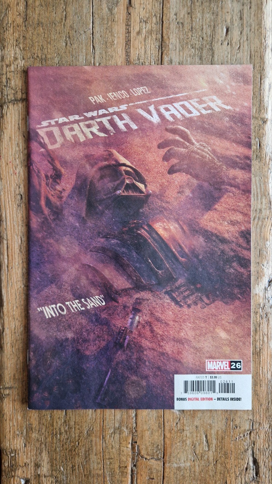 Star Wars Darth Vader #26 Marvel Comic - Into the Sand, Boeken, Strips | Comics, Eén comic, Ophalen of Verzenden, Zo goed als nieuw