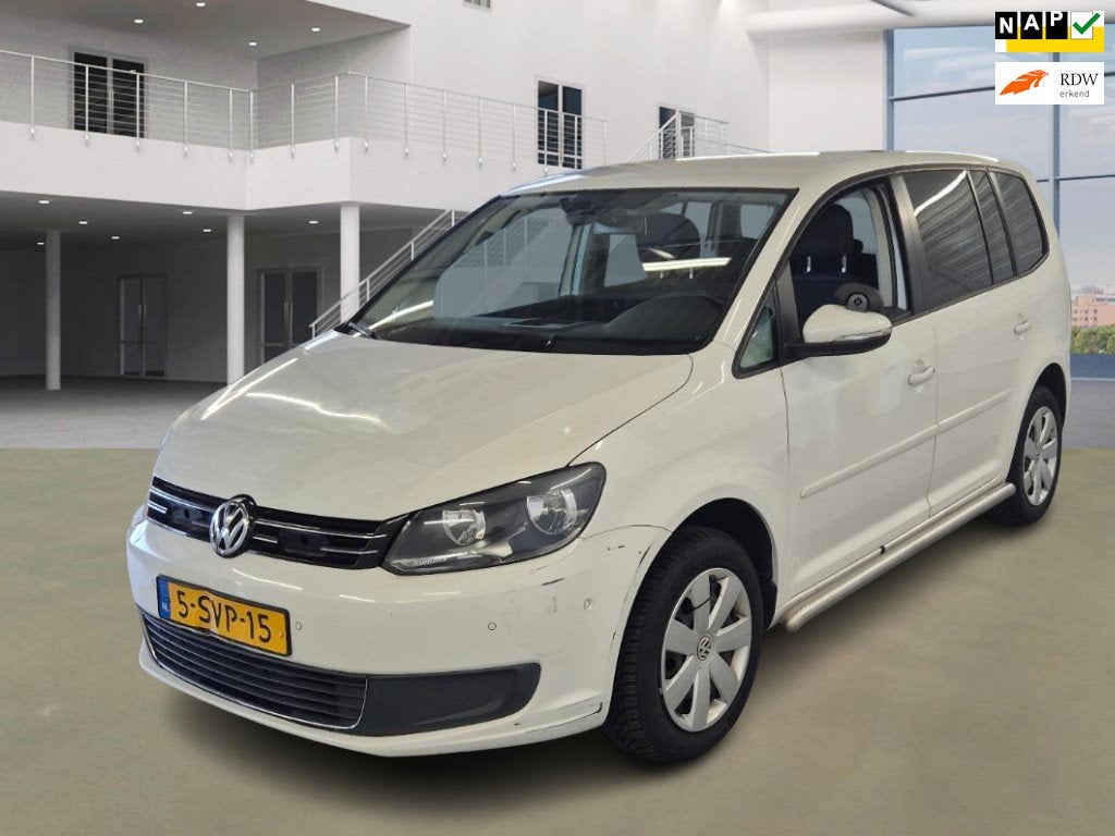 Volkswagen Touran 2.0 TDI Comfortline BlueMotion, Auto's, Volkswagen, Euro 5, 4 cilinders, Automatische klimaatregeling, Wit