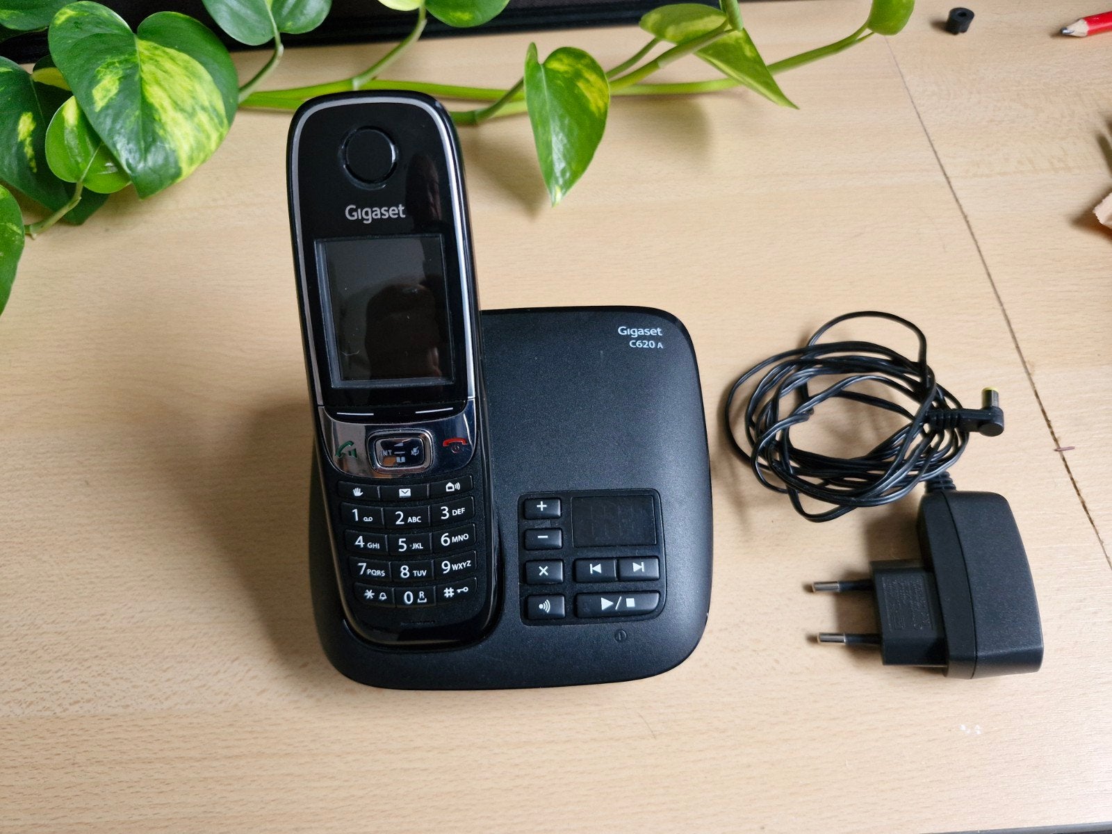 Gigaset C620A draadloze telefoon met antwoordapparaat, Ophalen of Verzenden, Gebruikt, 1 handset