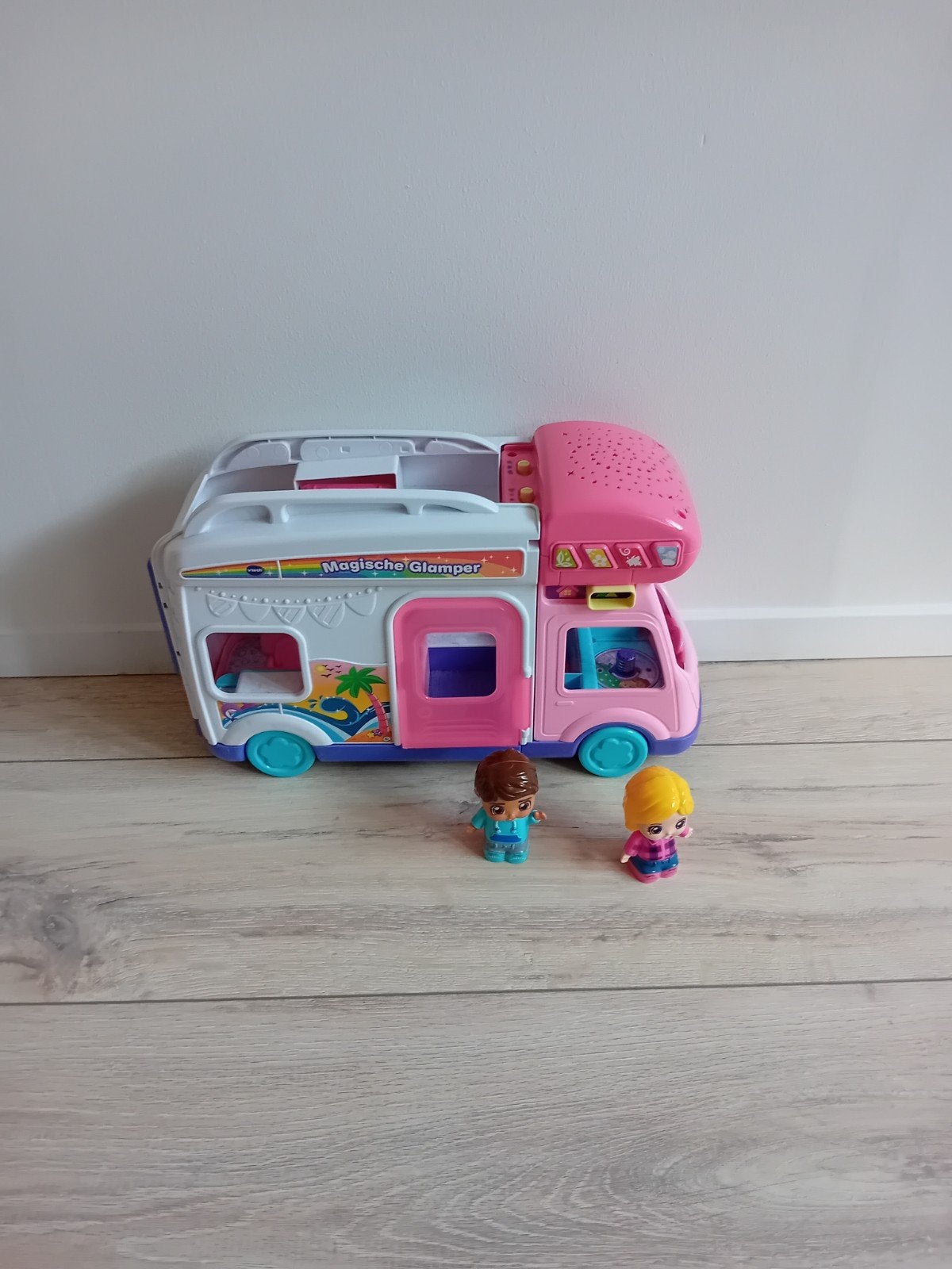 VTech Magische Glamper met figuren en lichteffecten, Kinderen en Baby's, Speelgoed | Poppen, Ophalen, Zo goed als nieuw, Overige typen