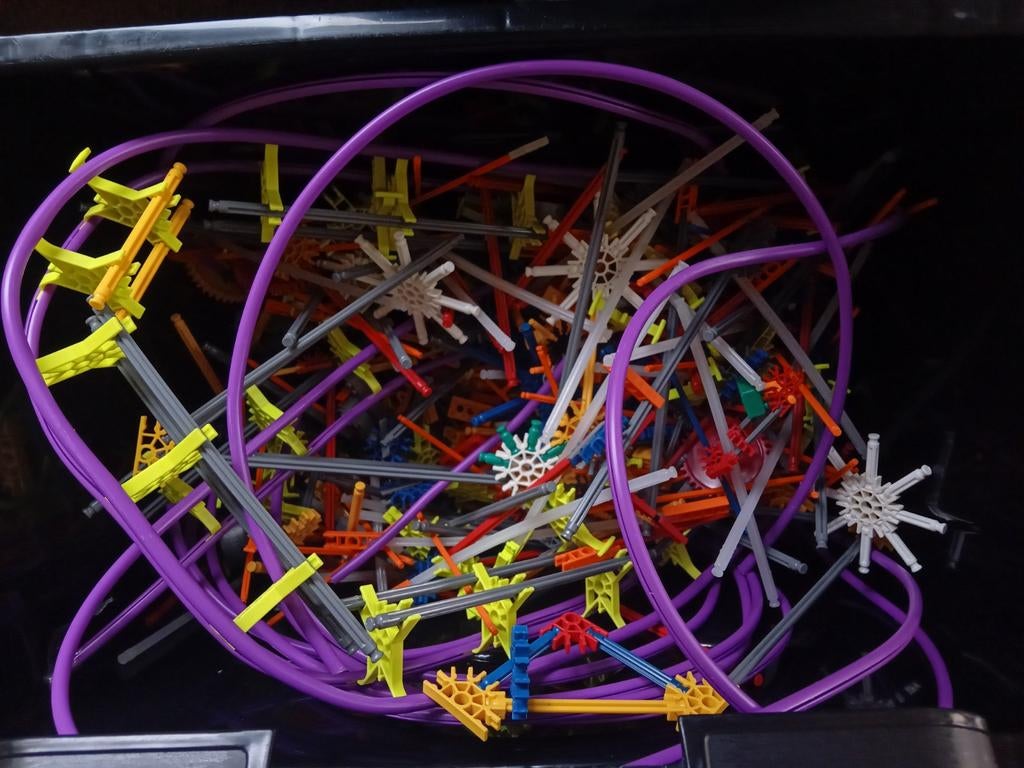 Knex Thunderbolt Strike coaster set met 3 motoren, Kinderen en Baby's, Speelgoed | Bouwstenen, Ophalen