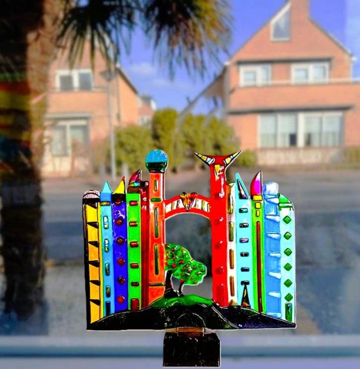 Glasfusie, glaskunst, glas, gesmolten glas, living city, Ophalen