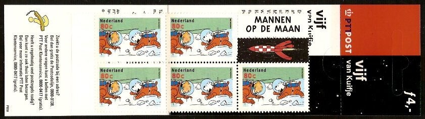 Nederland Postzegelboekje 59 postfris Kuifje, Postzegels en Munten, Postzegels | Nederland, Ophalen of Verzenden, Na 1940, Postfris