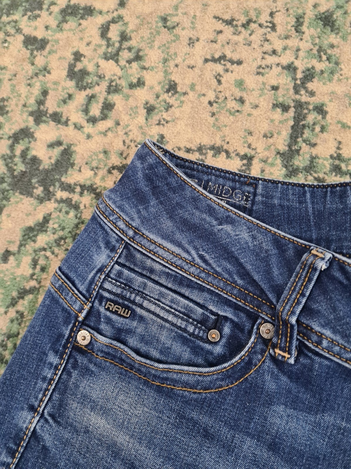 G-star Midge Straight W28 L30 Dames Tulsi2830, Blauw, Ophalen of Verzenden, W28 - W29 (confectie 36), G-STAR RAW