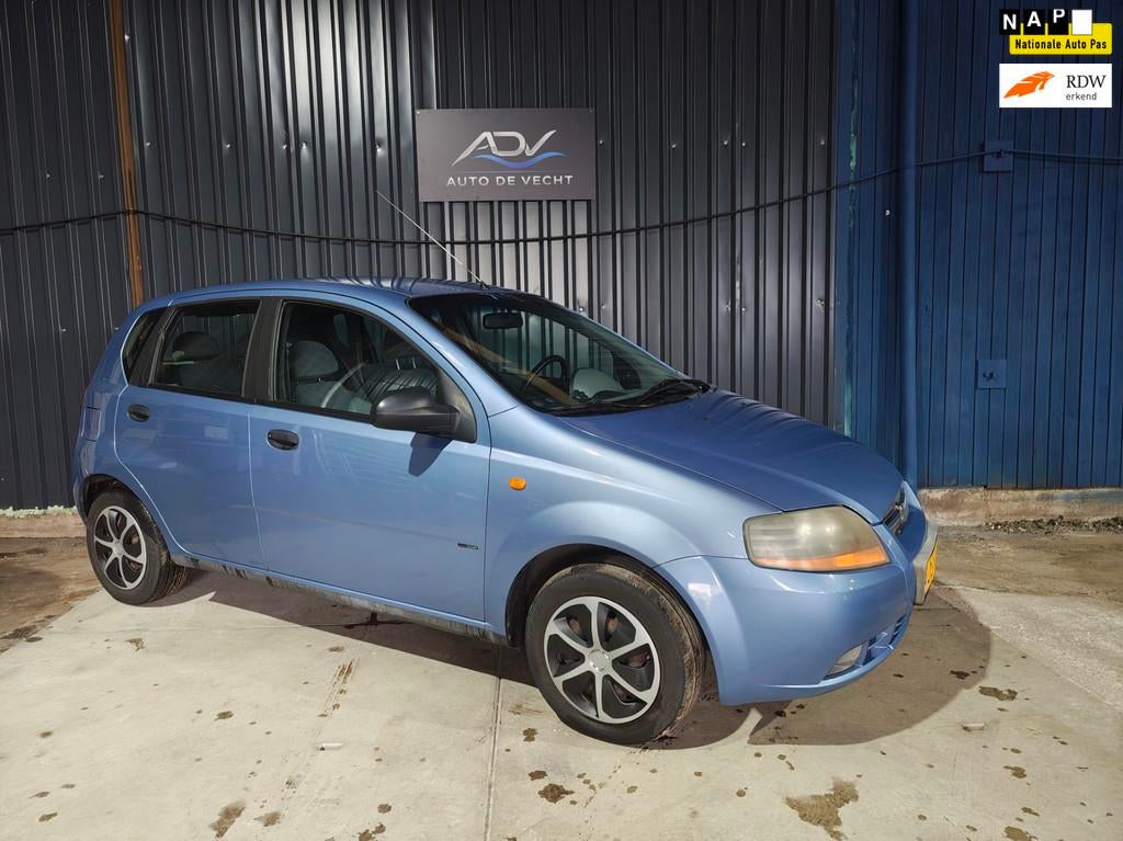 Chevrolet Kalos 1.4 Spirit INRUIL AUTO - SPORTIEF GELUID - Z, Auto's, Chevrolet, 83 pk, Elektrische ramen, 4 cilinders, Origineel Nederlands