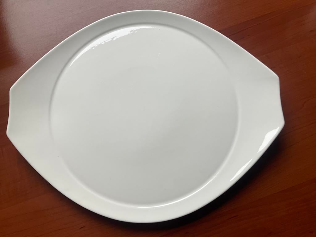 Taartschotel 35.9 x 29.6 VILLEROY&BOCH ALBA/ wit, Ophalen of Verzenden, Zo goed als nieuw, Bord(en), Overige stijlen