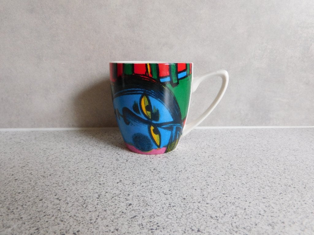 Mok 7,5x7 cm. L'oise et Chat jaune Corneille, Ophalen of Verzenden, Zo goed als nieuw, Overige stijlen, Kop(pen) en/of Schotel(s)
