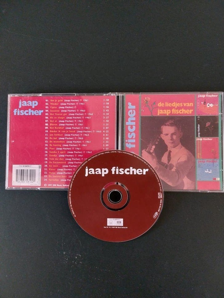 Jaap Fischer - De Liedjes Van Jaap Fischer CD, Gebruikt, Cabaret of Kleinkunst, Ophalen of Verzenden, Verzamelalbum