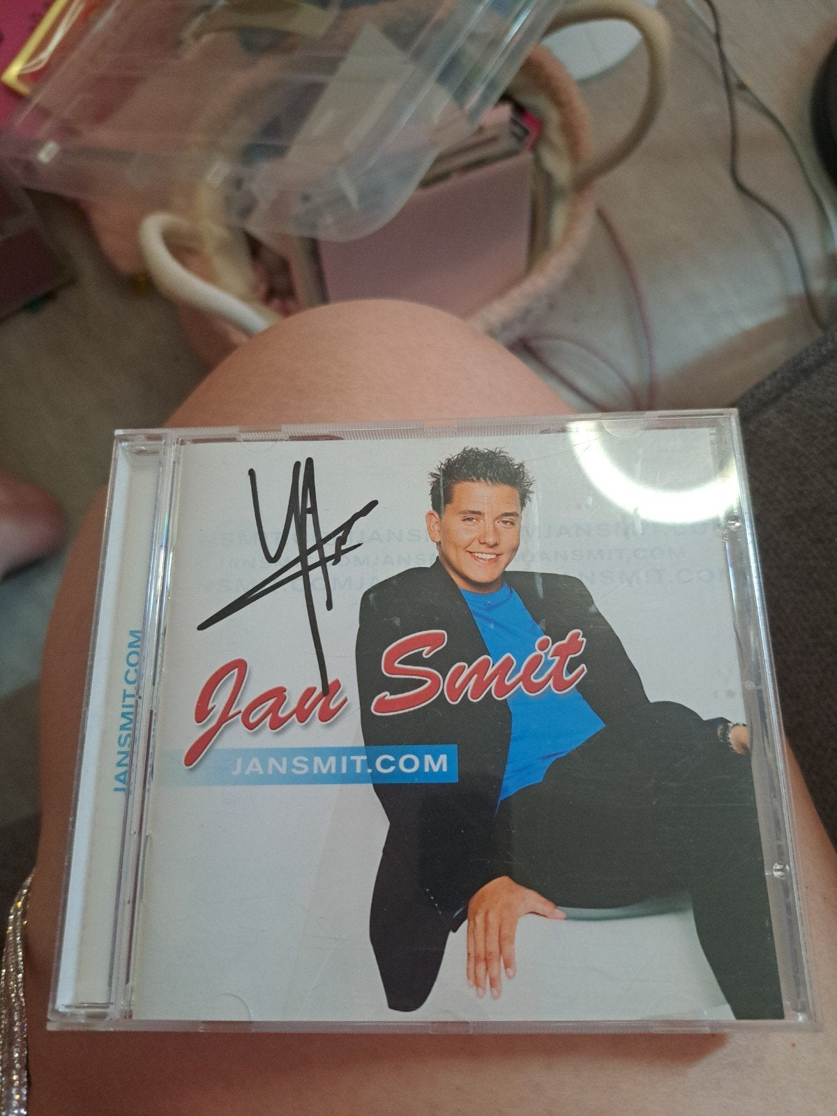 Jan Smit - Jansmit com CD met handtekening, Ophalen of Verzenden, Gebruikt, Levenslied of Smartlap