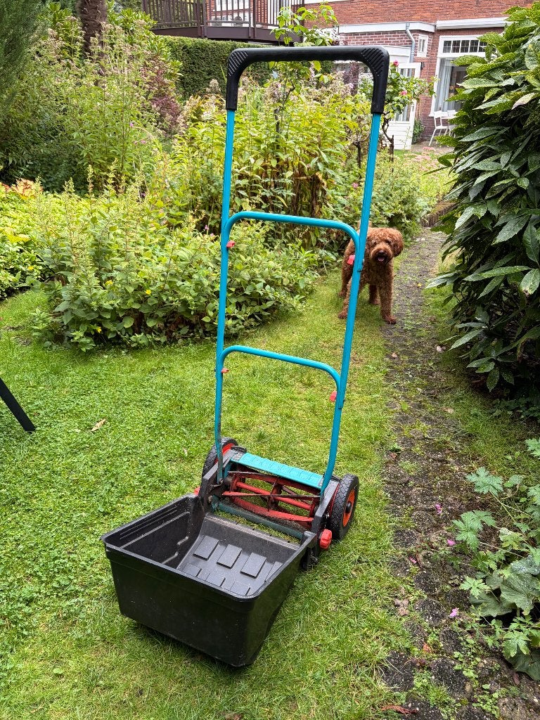 Gardena handgrasmaaier, Tuin en Terras, Grasmaaiers, Ophalen, Gebruikt, Handgrasmaaier, Kooimesmaaier