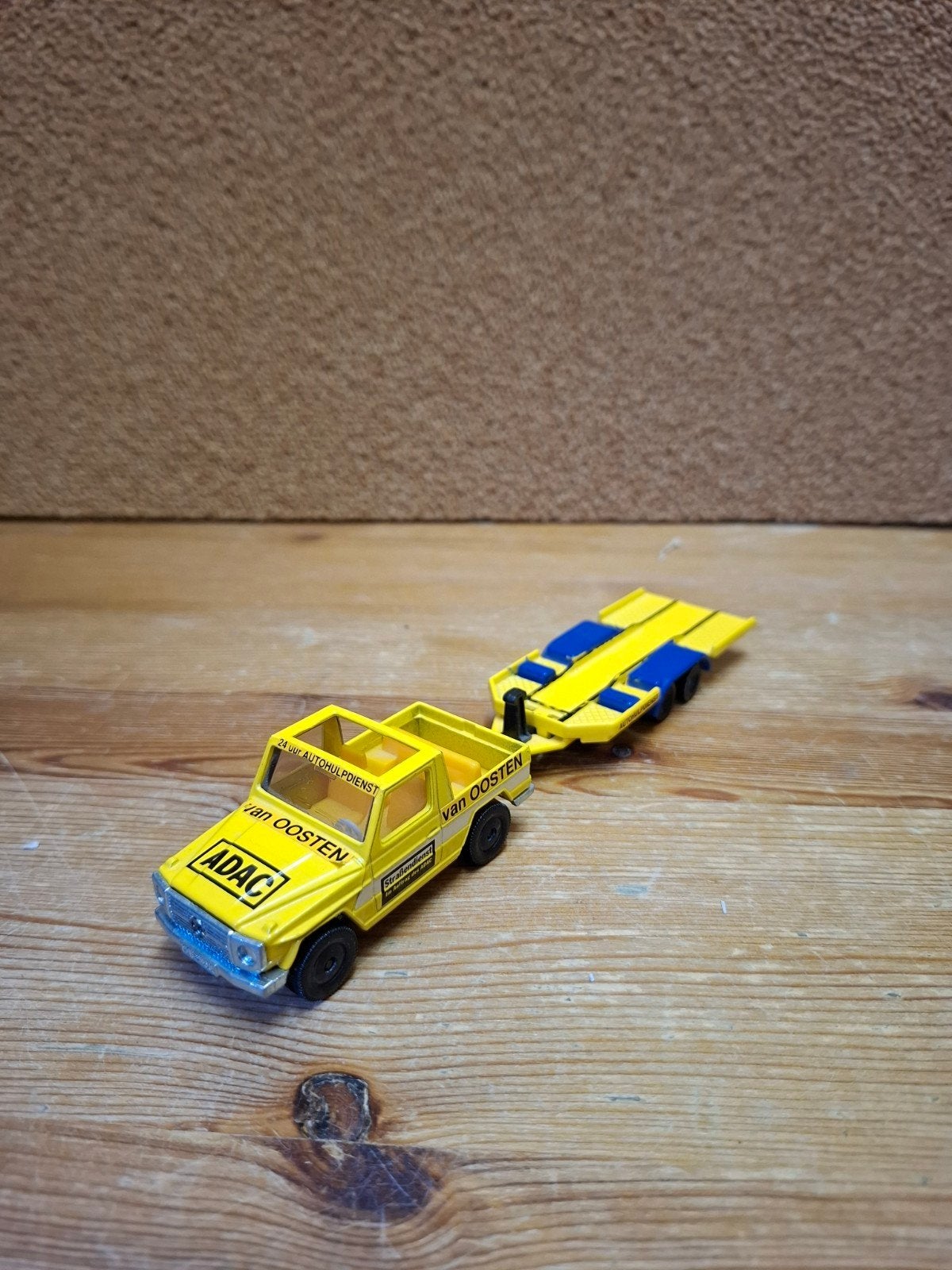 Siku Mercedes G met autotransporter adac, Ophalen of Verzenden, Gebruikt, Bus of Vrachtwagen, SIKU