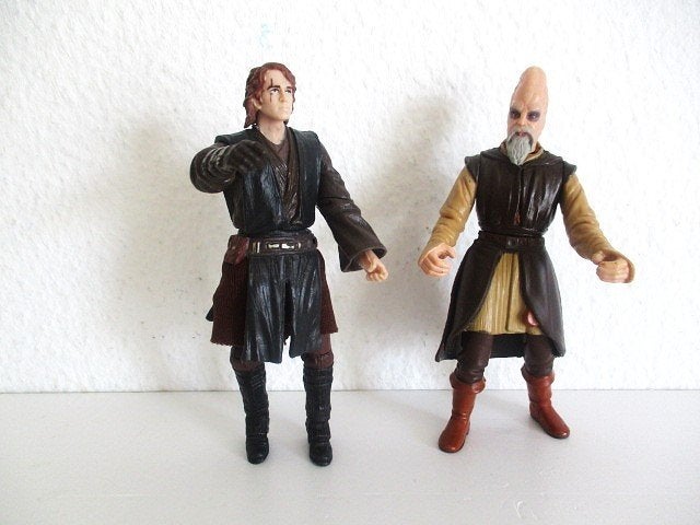 Star wars figuur links en de andere Hasbro man, Ophalen of Verzenden, Gebruikt, Actiefiguurtje