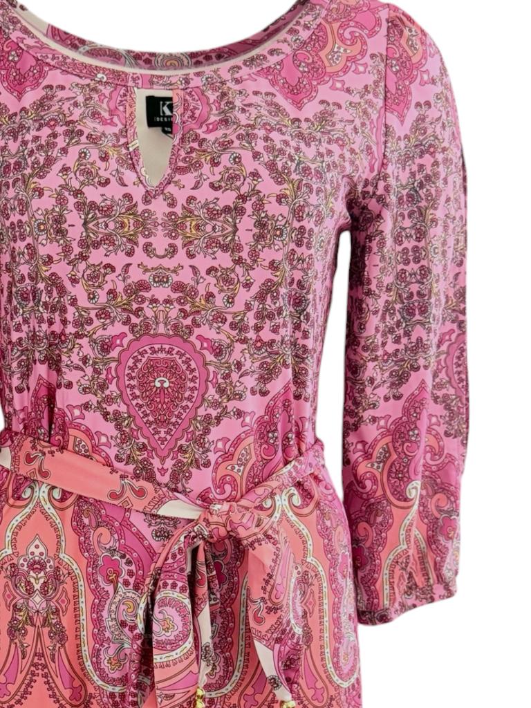 K-Design jurk XL, Maat 46/48 (XL) of groter, Ophalen of Verzenden, Zo goed als nieuw, Roze