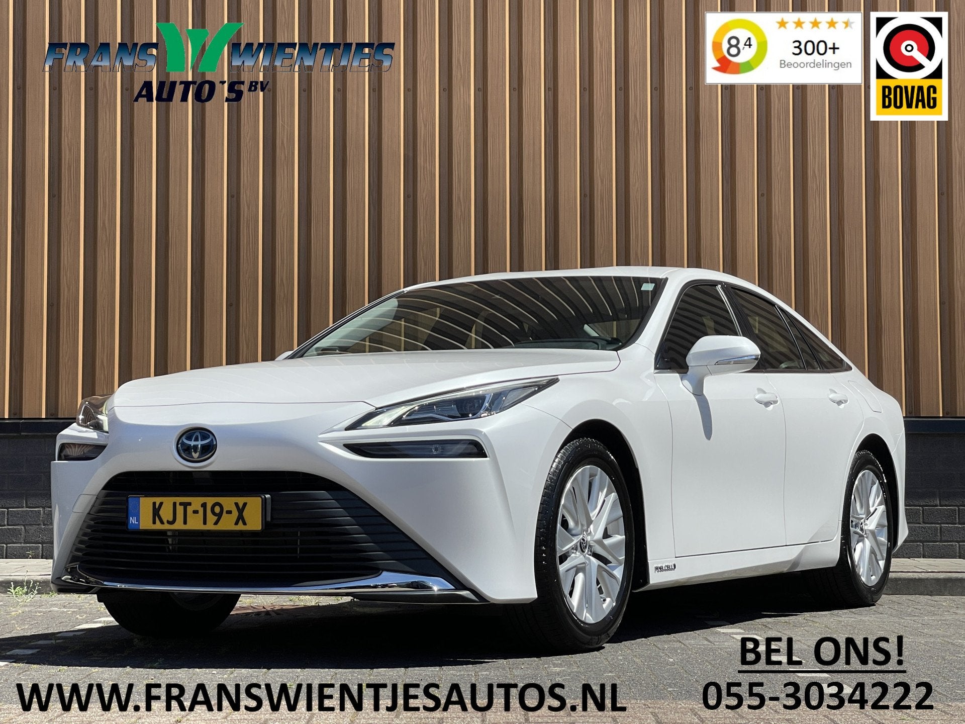 Toyota Mirai Dynamic | Apple Carplay | Android Auto | Keyles, Auto's, Toyota, Automaat, Gebruikt, Overige brandstoffen, Wit