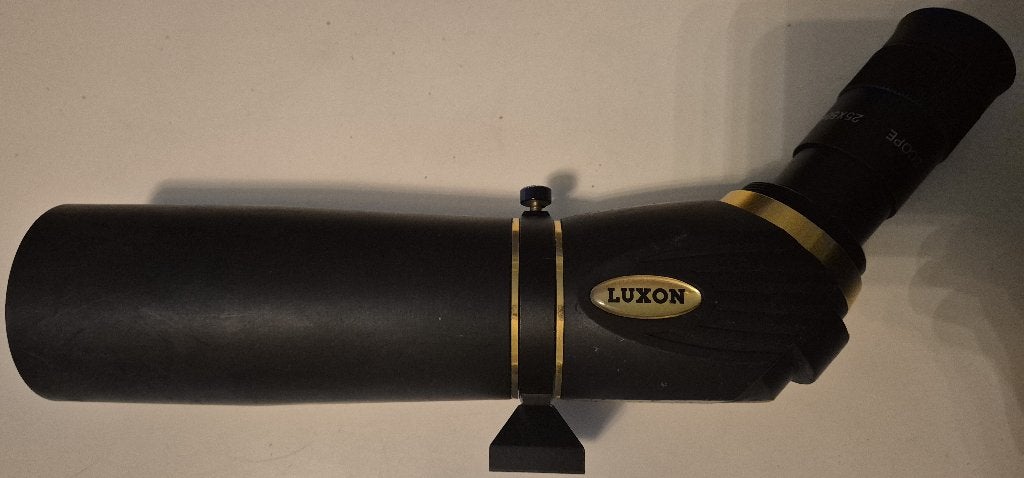 Luxon spotting scope 25-50mm met draagtas, Audio, Tv en Foto, Ophalen of Verzenden, Gebruikt, Minder dan 80 mm, Lenzentelescoop (refractor)