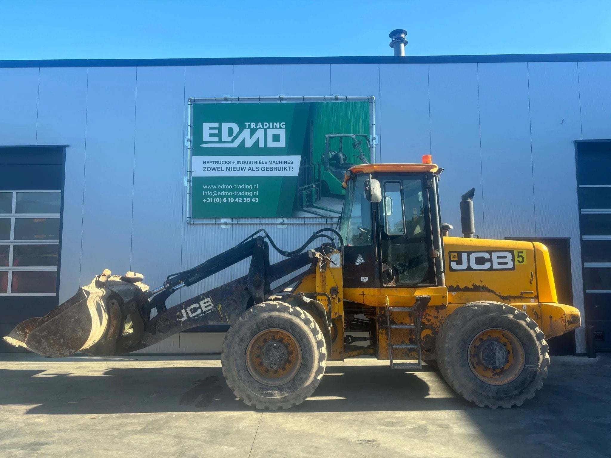 JCB Loader 416 (bj 2013), Wiellader of Shovel