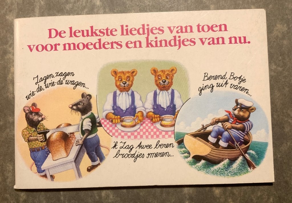 Nutricia boekje De Leukste Liedjes van Toen kinderliedjes, Ophalen of Verzenden, Gelezen, Jongen of Meisje, Non-fictie
