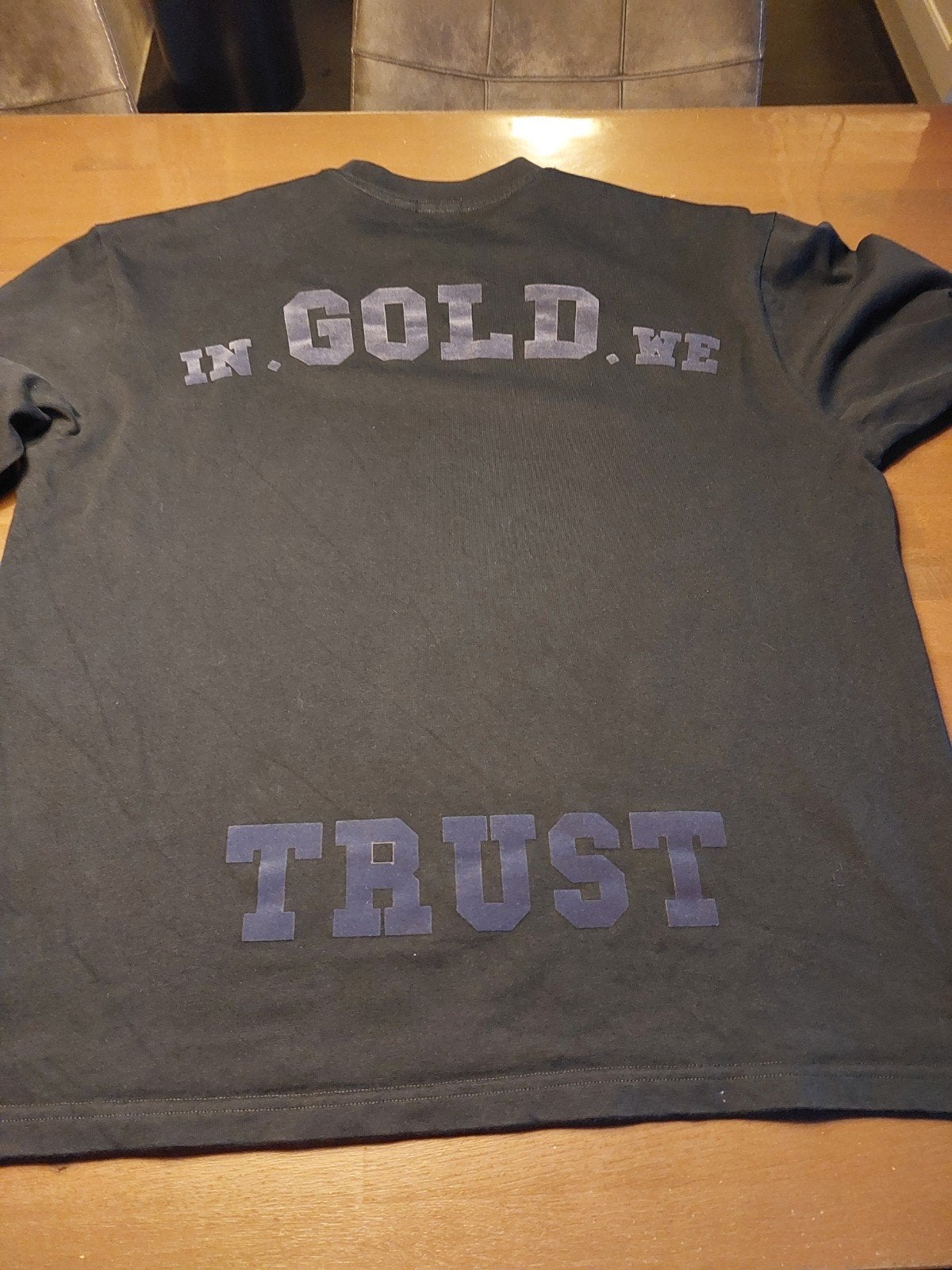 In Gold We Trust trui maat L, Kleding | Heren, Maat 52/54 (L), Zwart, Ophalen of Verzenden, Zo goed als nieuw