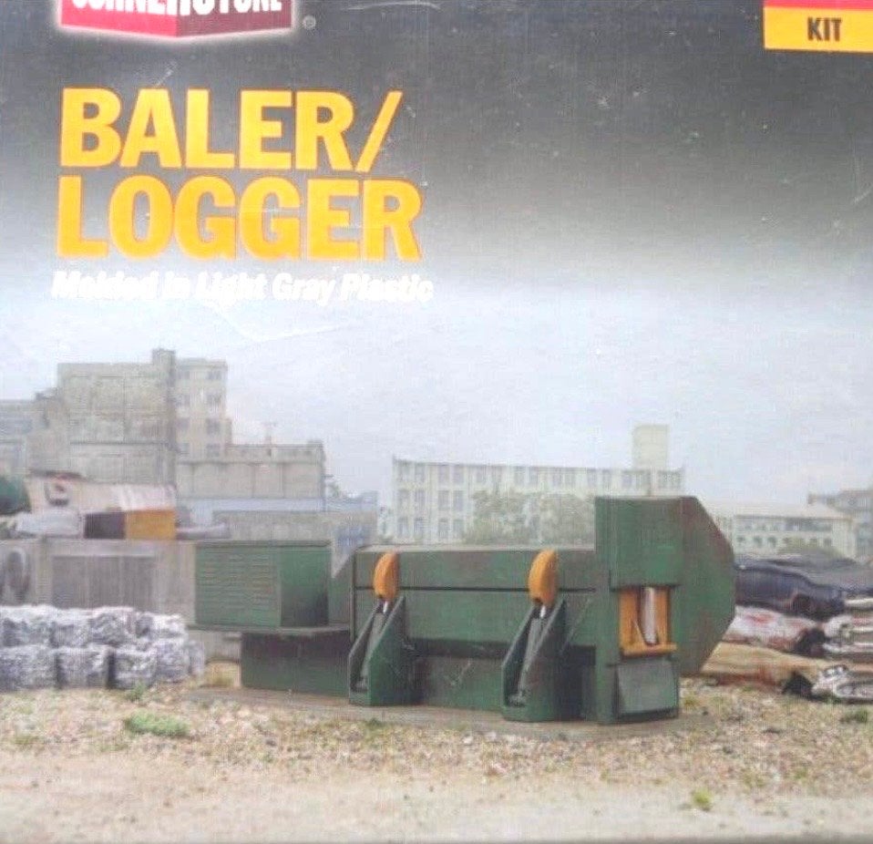 Walthers Cornerstone HO Baler/Logger Modelbouw Kit, Overige merken, 1:32 tot 1:50, Overige typen, Nieuw