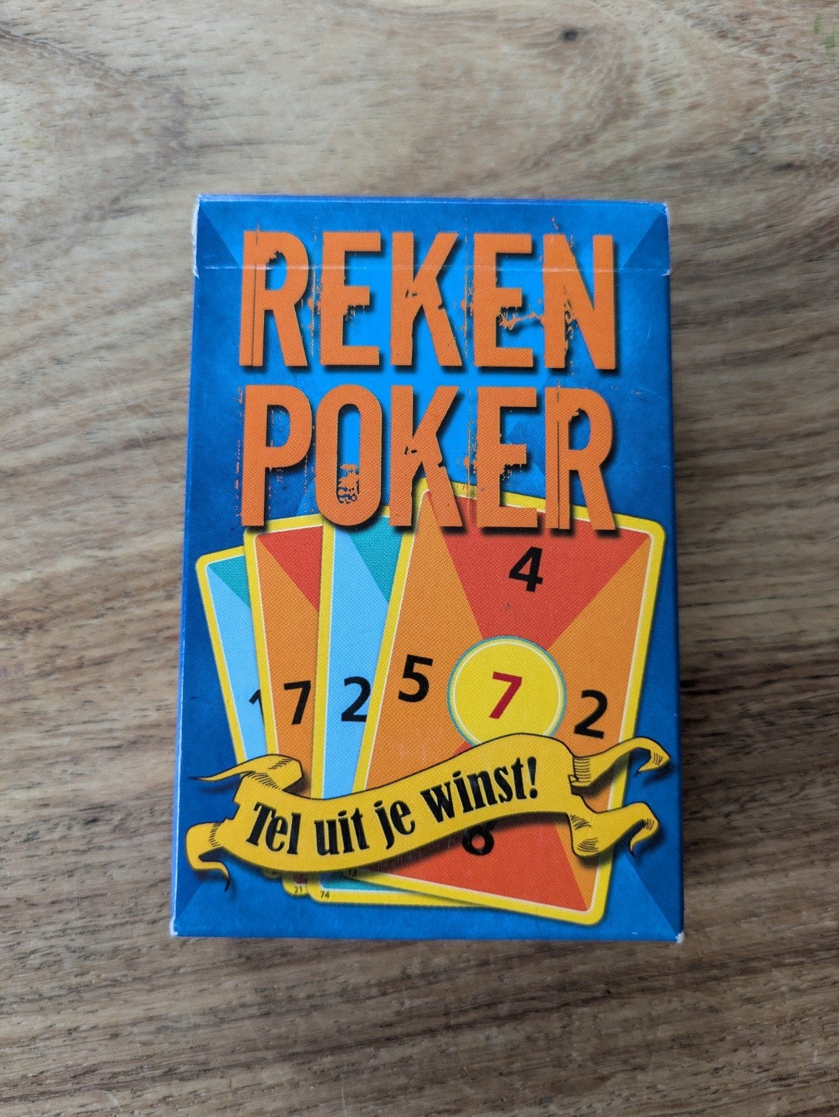 Reken Poker - Educatief Kaartspel in Goede Staat, Een of twee spelers, Ophalen of Verzenden, Scala