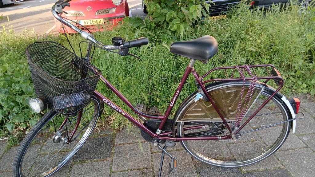 Gazelle Pioneer damesfiets met mandje, Terugtraprem, Versnellingen, Ophalen of Verzenden, Gazelle