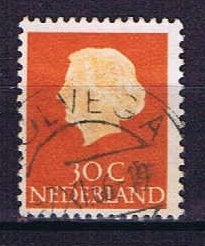 Nederland 1954 nr. 624 Kon. Juliana Oranje WOLVEGA, Verzenden, Gestempeld, Koningshuis