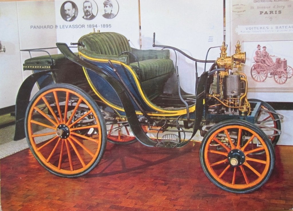 Panhard & Levassor 1894 - 1895 - ansichtkaart, Verzenden, 1980 tot heden, Gelopen, Voertuig