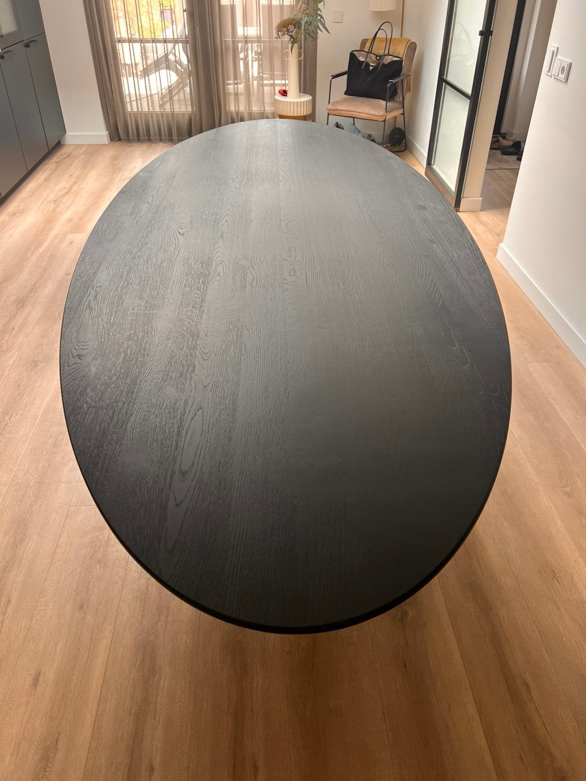 Complete eetkamerset 300x120 tafel + 8 stoelen, Huis en Inrichting, Tafels | Eettafels, Ophalen, 100 tot 150 cm, 200 cm of meer