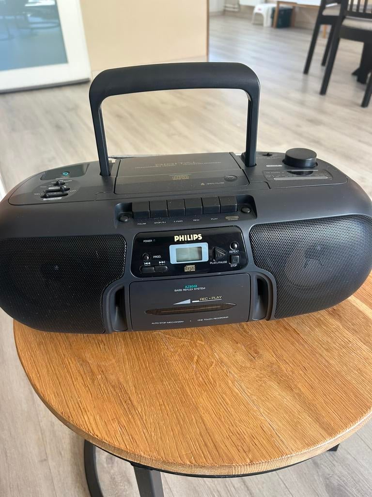Philips AZ2818 CD-speler Radio Cassette Recorder Boombox, Audio, Tv en Foto, Radio's, Ophalen, Gebruikt, Radio, Met cd-speler