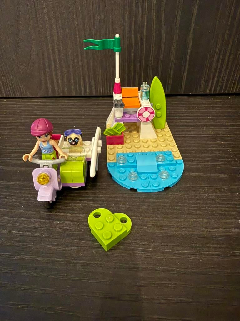 LEGO Friends Mia’s strandscooter set (setnummer 41306), Gebruikt, Lego, Friends, Ophalen of Verzenden