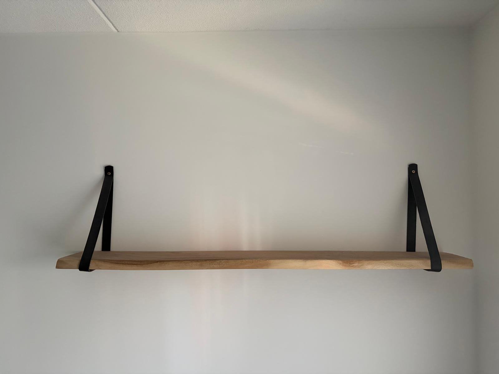 Tall Man Standing wandplank met zwart leren riemen, Ophalen of Verzenden, Zo goed als nieuw